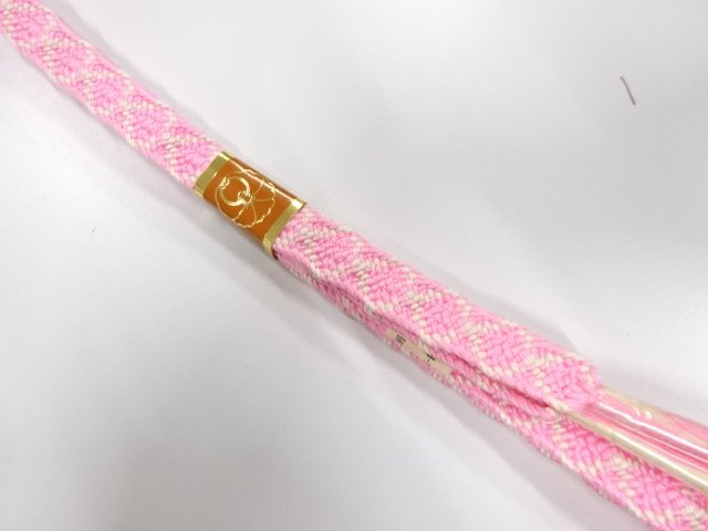JAPANESE KIMONO / UNUSED HAND-TIED OBIJIME
